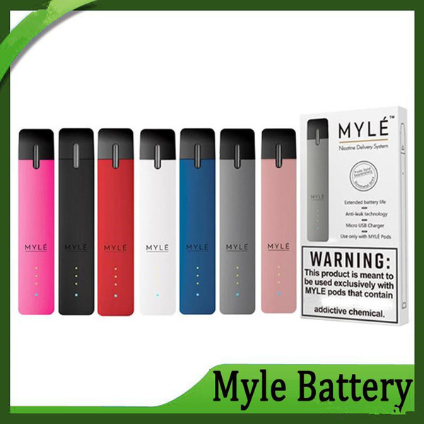 Reliable Myle SaltsNic Delivery System 0.9ml Flavors Pods Cartridges Starter Kit 240mAh Built-in Battery Disposable Portable Vape Pen Vapors