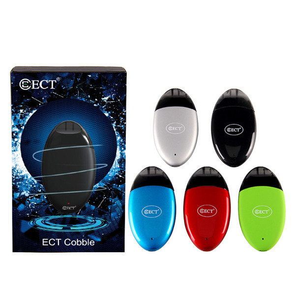 Authentic ECT Cobble Pod Starter kit 450mAh Battery Portable Vape Mods Kits For Original Catridge Pods 100% Genuine