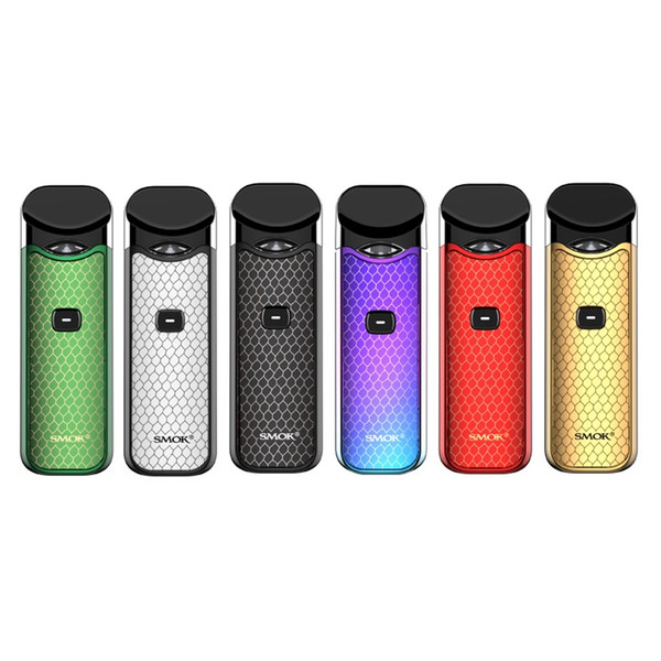 Original Smok Nord Pod Kit 1100mAh 10-15W Output 3ml Pods Vape Cartridge Kits with Fire Button LED Indicator Smok Vape