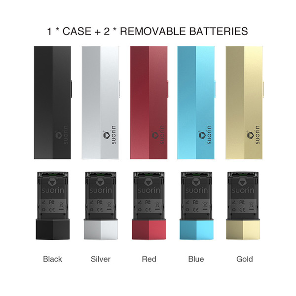 Original Suorin Edge Vape Pod System Kit ecigarette 230mah Battery 1.5ML Vape Cartridges with 2 Batteries