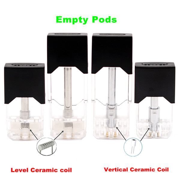 Hot best Wholesale Empty Cartridge Ceramic coil Pod Compatible for juul battery from factory directly with high quality