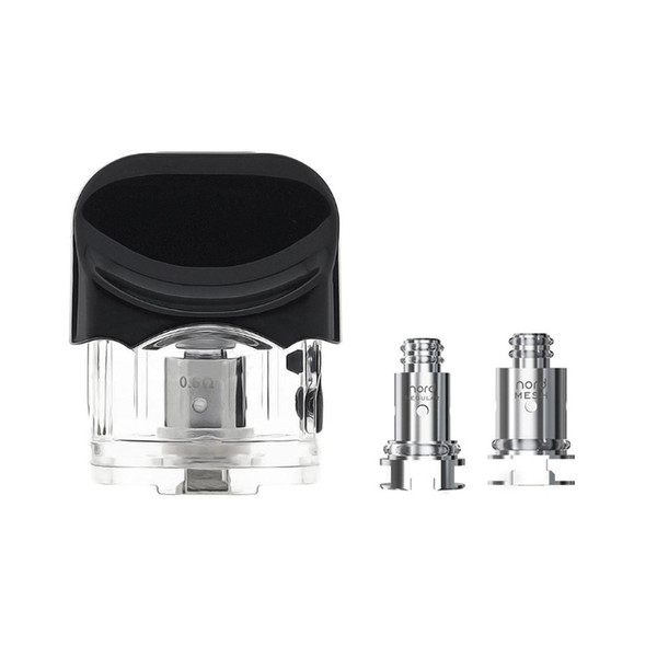 NORD Pods 3ml with Nord 1.4ohm Regular & 0.6ohm Mesh Coils Replacement Pod vape cartridges Coil for NORD Kit e cigarette DHL