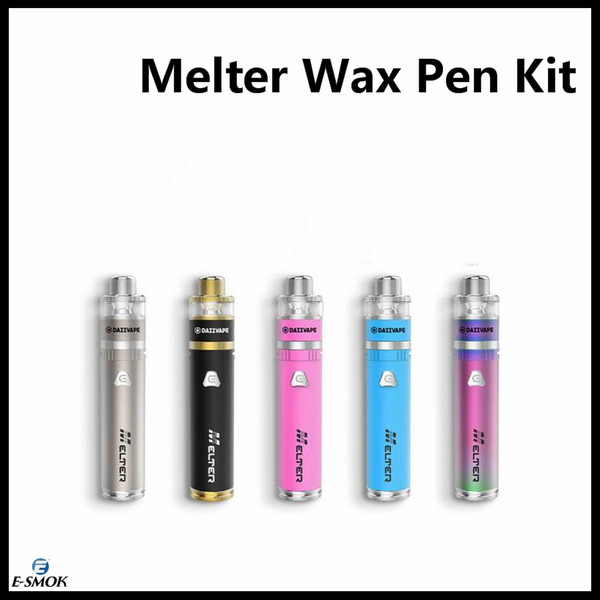 New Original Dazzvape Melter Starter Kit Wax Triple Quartz Coil E-cigarette Vape Pen Ceramic Magnetic tank 1400mAh Battery