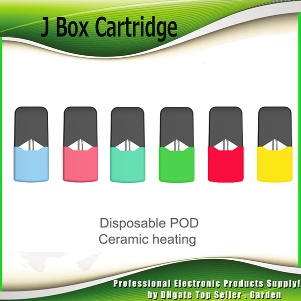 Authentic Ciggo J Box Pods Cartridge 0.6ml Ceramic Coil Vape Tank Fit J Box Kit 100% Genuine