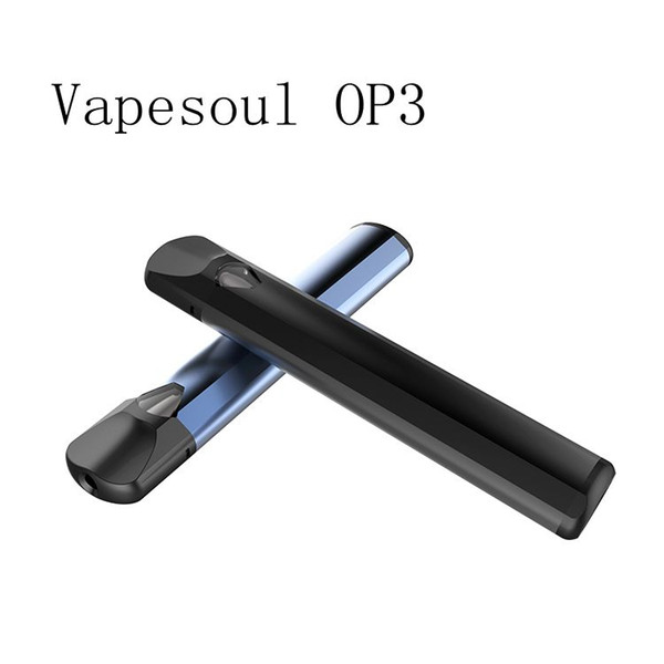 Vapesoul OP3 Disposable Vape Cartridges Starter Kits Dual Coil Vape Mod 420mah Vape Battery Automatic Bud 1.5ml OP3 Pod