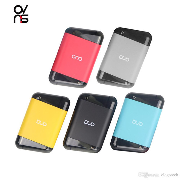 Ovns Duo Dual Vape Pod System Starter Kit 400mAh with dual vaping 2.0ml pods Taste 2 Flavors in one Pen - 100% Authentic With Gift Box