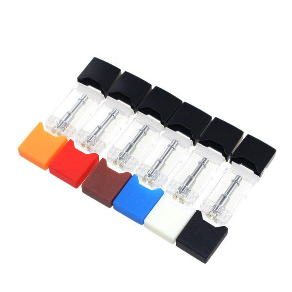 Colorful dis-assembled Empty Pods Cartridge Ceramic Coil 0.5 0.7 1.0 ml COCO Pods For JUUL/vape Start Kit