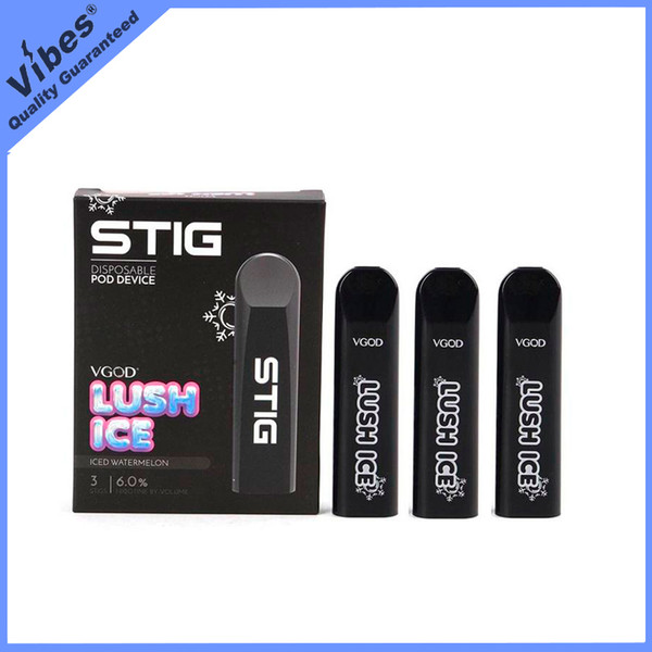 VGOD Stig Disposable Vape Pen Kit 270mAh Fully Charged Battery With 1.2ml pod E-Cig Starter Kit