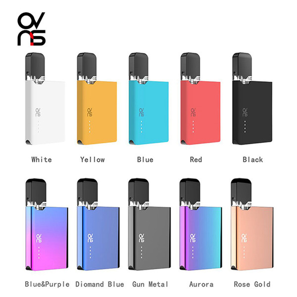 OVNS JC01 Pod Starter Kit 400mAh Slim Card-shaped appearance compatible with JC01 Ceramic Tank 0.7ml E-liquid &Thick Oil Original DHL