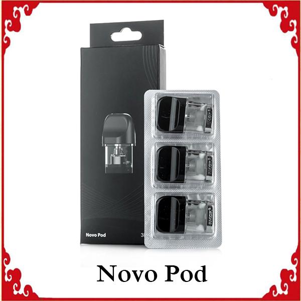 Novo Kit Vape Cartridges Replacement 2ml Refillable Empty 1.2ohm 1.5ohm Nic Salt Refilling Pods Cartridge for Novo Pod 0266253-1