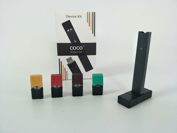 COCO Vape Pen Starter Kits electronic cigarettes Vaporizer Pen Cartridges 220mah Vape Battery e cigarettes Oil Cartridge Starter Kits