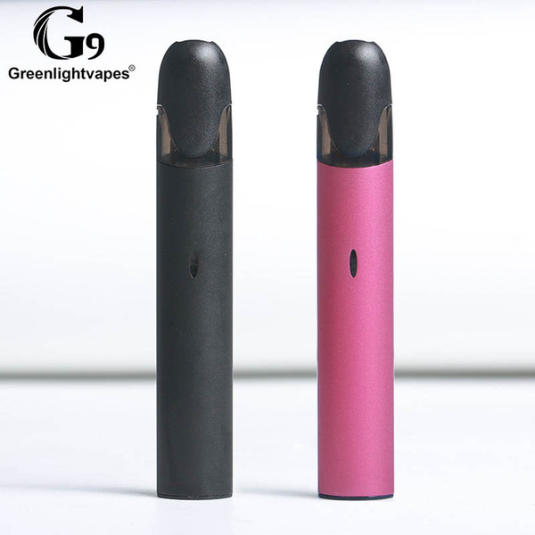 New Hot G9 Greenlightvapes SOC2 Pod Starter Kit 350mAh Battery Vape Box Mod With 1.0ml Pods Cartridge Magnetic Connect