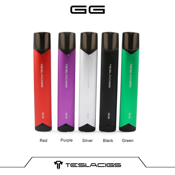 Tesla GG Pod Kit 380mAh 2ML Vape Pen with Bluetooth to Adjust Voltage 2.5-4.0V Electronic Cigarette