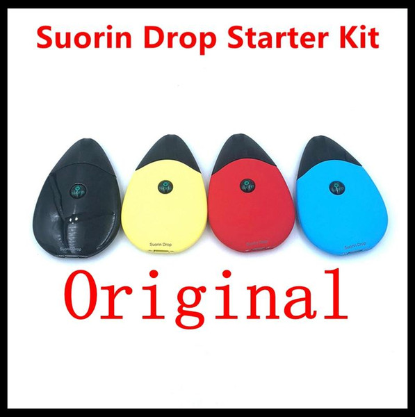 100% Original Suorin Drop Starter Kit All-in-one Style Vaping Kit Consisting of 2ml Cartridge and 310mAh Battery