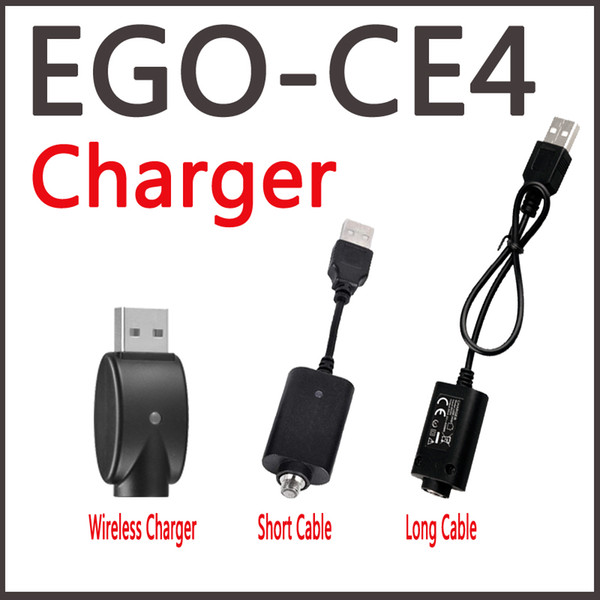 Ego CE4 USB Charger Electronic Cigarette Chargers Ego-CE4 For 510 EVOD Twist Vision Spinner 2 3 Mini Ego C Ego T Battery E Cigarette