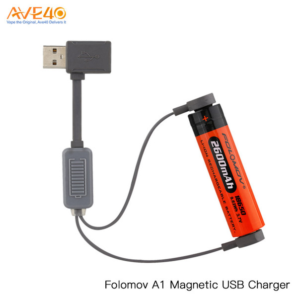 Original Folomov A1 Magnetic USB Charger Fast Charger for Li-on Batteries Max Current 1000mA