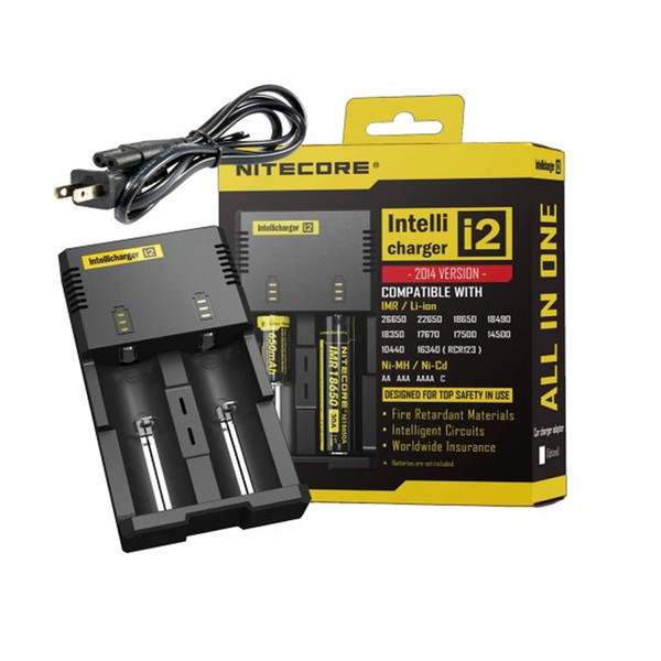 Best Selling Nitecore I2 Universal Charger for 16340/18650/14500/26650 Battery Charger US EU UK