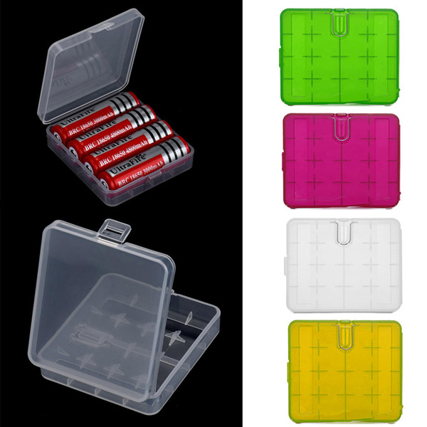 Hard Portable Plastic Storage Box Case Holder For 4 x 18650 26650 Battery Keeps you batteries safe and dry practical and durable