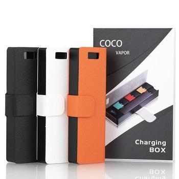 COCO Charger Box For Juul Vape Pen 1200mAh Portable E Cigarette Charging Pods Case Holder Box