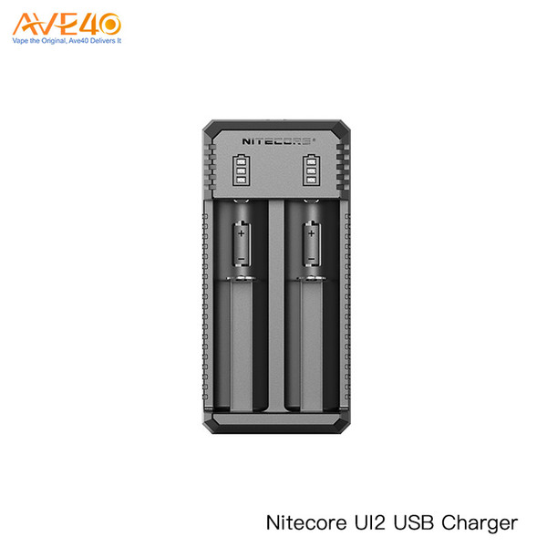 Original Nitecore UI2 USB Charger for Outdoor Charging Dual Battery Compatible with Lithium 18650 22650 26650 battery