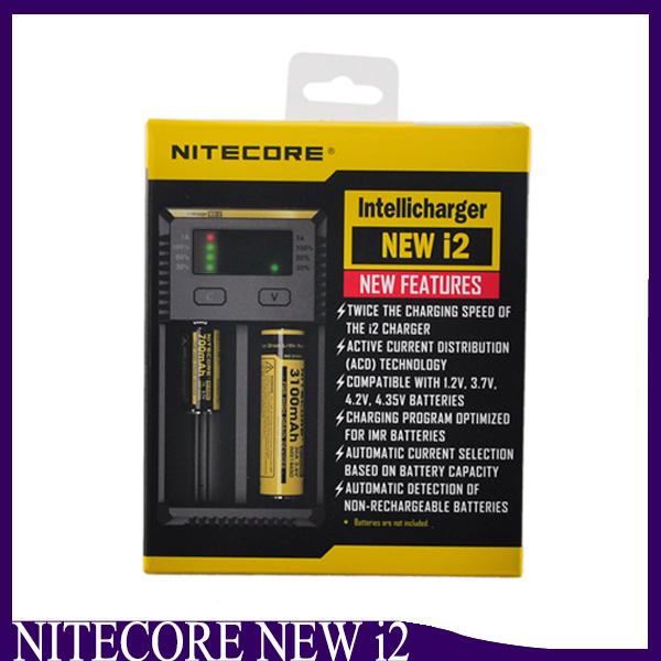 Nitecore New I2 Digicharger LCD Display Battery Charger Universal Nitecore i2 Charger VS Nitecore i2 D2 D4 UM10 UM20 2238007