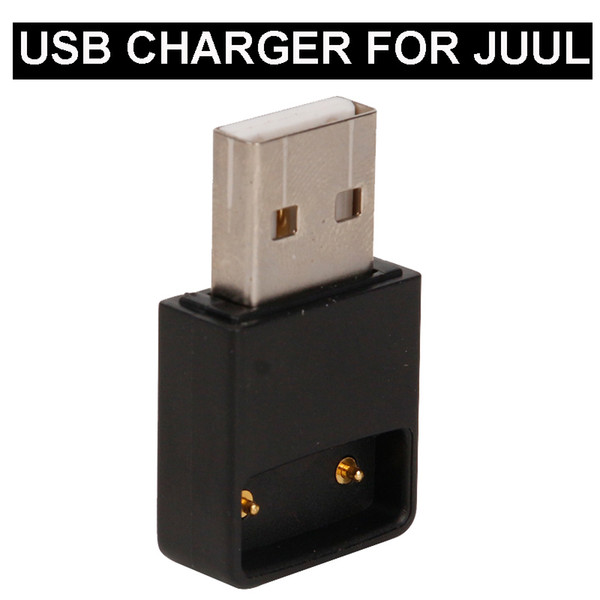 Portable USB Charger for Juul Black Charger Adapter Magnetic Connection USB Chargers For Vape Pens Coco Pen