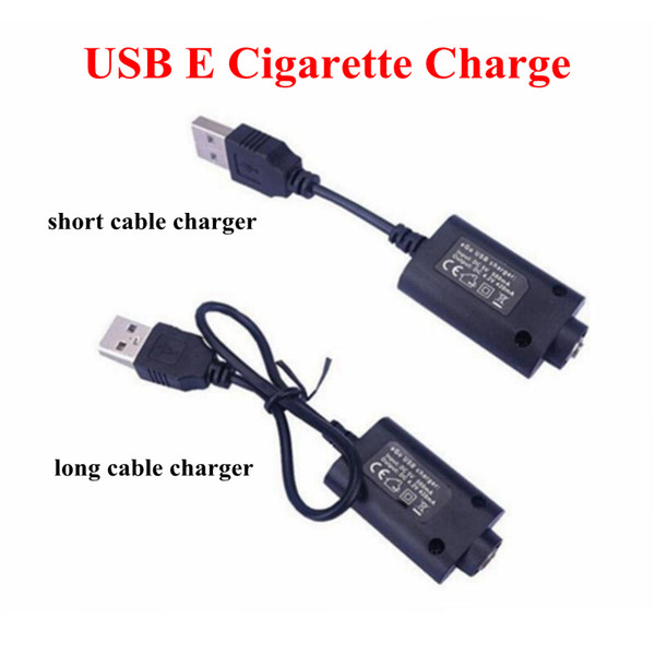 USB E Cigarette Charger Black Wireless Long Short 3 types Fit EGO Series Evod Vision Spinner II Battery