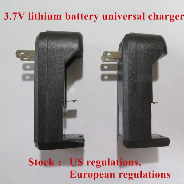 Universal Single double charger Slot wall battery charger for 16340 14500 18650 rechargeable li-ion battery charger