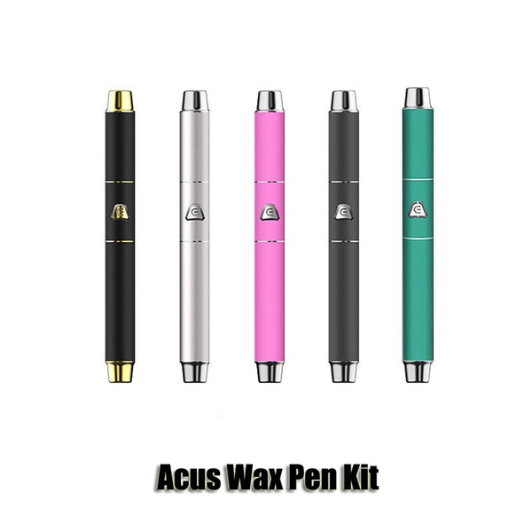 100% Original Dazzvape Acus Wax Pen Kit Built-in 350mAh Battery Ceramic Dip Ceramic Dip Atomizer Heat-Not-Burn Preheat Kit Authentic