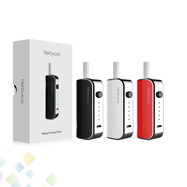 Authentic Airis Herbva TC Starter Kit 1200mAh Built In E Cigarette Baking Smoking Device Portable Kits with Ceramic Coil DHL Free