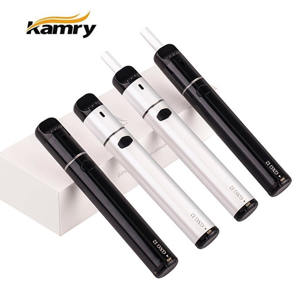 Original Kamry GXG I2 Kit 1900mAh Battery Dry Herb Vaporizer Bottom Unique Heating Time Control Device heat no burn e-cigarette