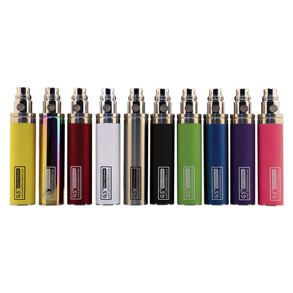 mini starter kit cigarette box 2200 mah EGO battery with grooves to prevent shedding tricolor light power display