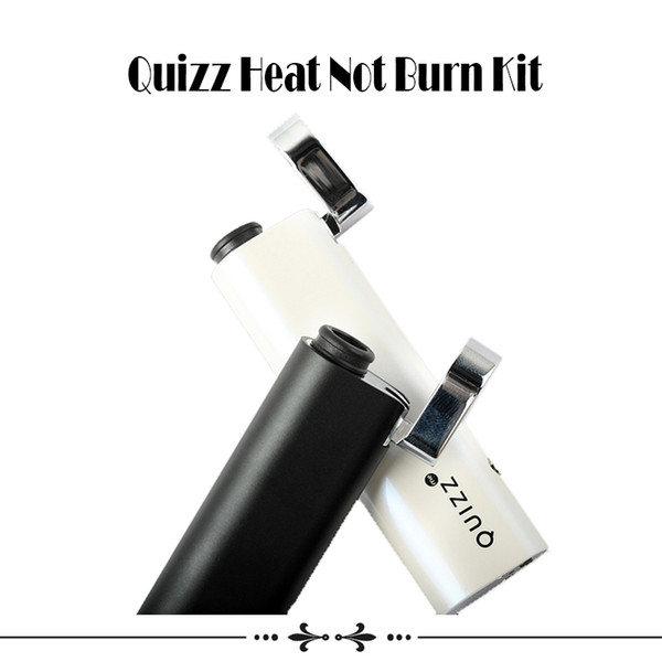 Authentic Quizz ET Kit Heat not Burn Kit Vaporizer 650mAh Battery Micro USB Charger 15.5*23.8*84.3mm Aluminium Alloy New