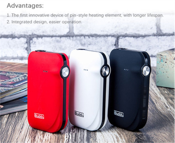 100% Original iBuddy i1 Heating Kit 3.3-4.2V Built-in Rechargeable 1800mAh Battery E Cigarette Vape Kit