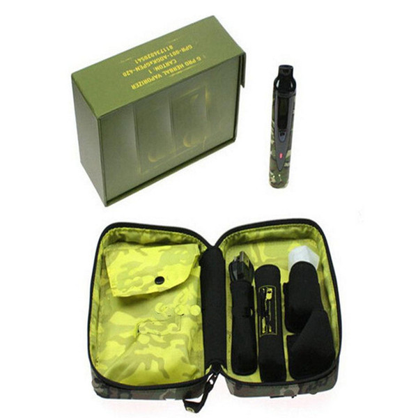 Dry herb starter kit vaporizer with 2200 Mah big battery e cigarette wax pen for vape e-cigs