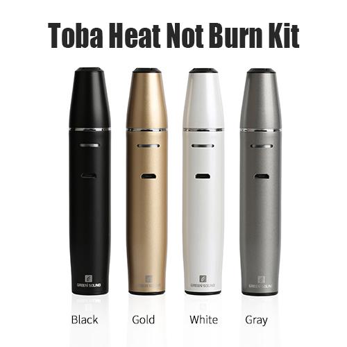 Authentic GS Toba Vape Kit with Toba 1500mah Battery and Coil Heat Not Burn Electronic Cigarette Kit 4 Colors