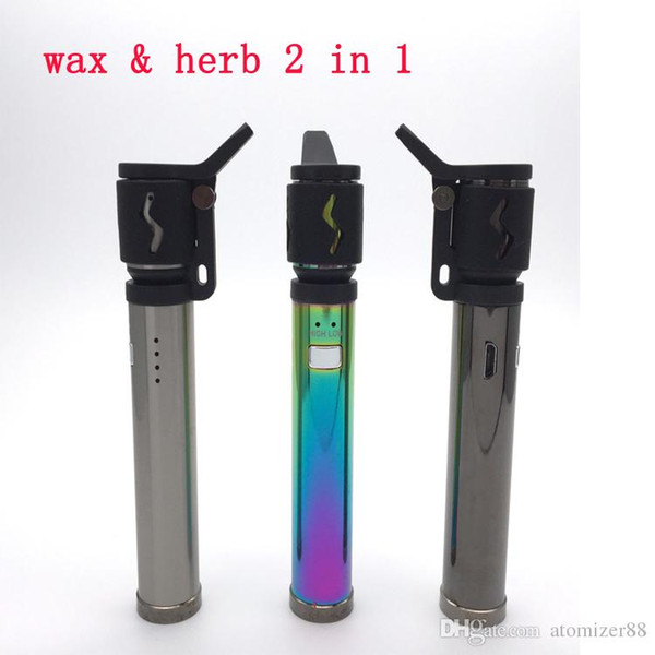 wax and dry herb vaporizer vape pen 2 in 1 authentic DRP relief pens ceramic chamber portable wax pen dry herbal smoking