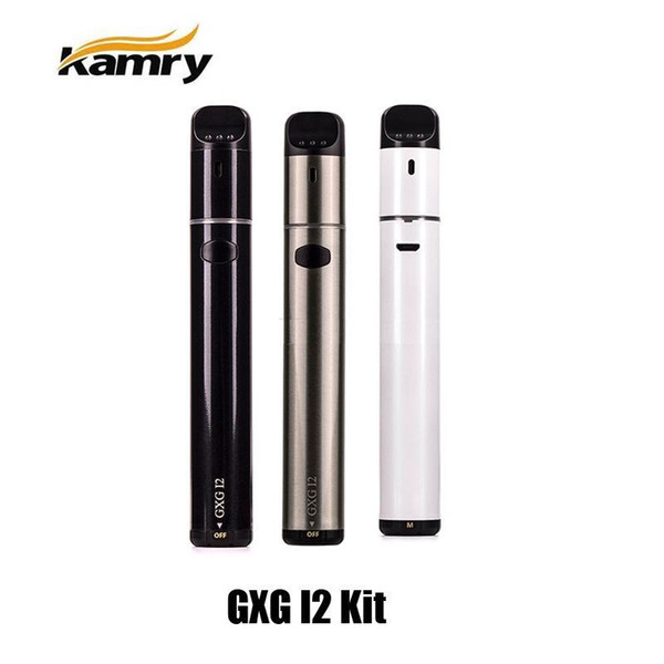 Original Kamry GXG I2 Kit 1900mAh Battery Dry Herb Vaporizer Unique Heating Time Control Device heat no burn e-cig with Magnetic Cover