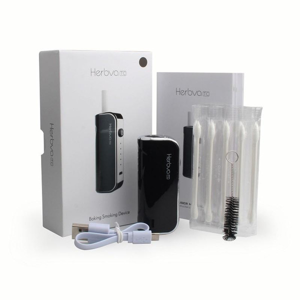 Original Airistech Herbva TC Kit Dry Herb Vaporizer Built-in 1200mAh Battery E-cig Baking Device Smoking Portable HBN Kit With Ceramic Coil