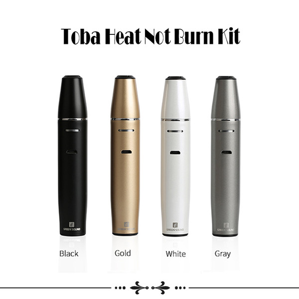 Original GS Toba Vape Kit with Toba 1500mah Battery and Coil Heat Not Burn Electronic Cigarette Kit 4 Colors DHL FREE