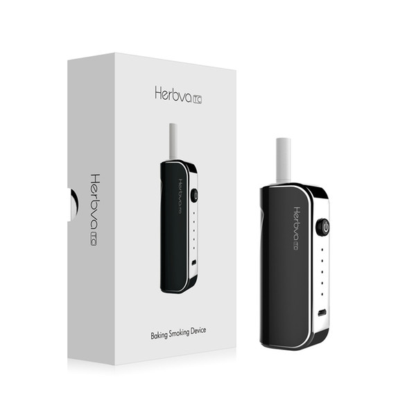 Authentic AirisVape Herbva TC Starter Kit 1200mAh battery Built In E Cigarette Baking Device With Ceramic Pot Heating Vaporizer DHL free