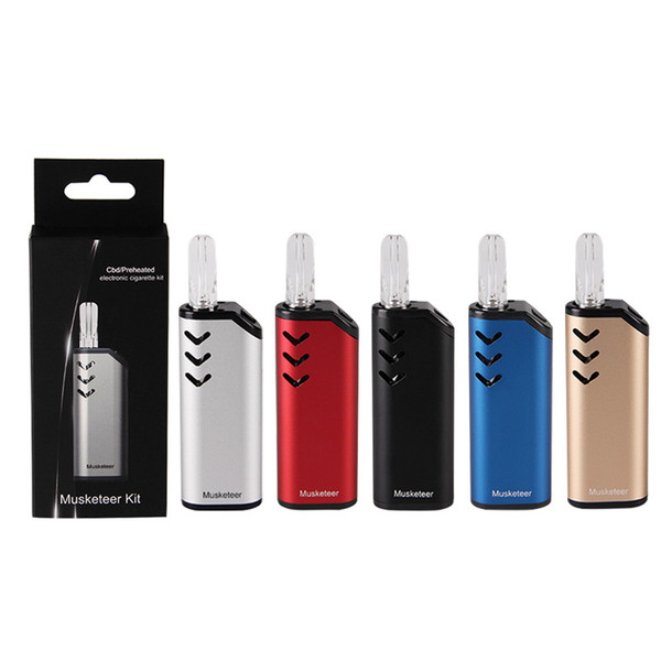 New ECT mini starter kit e cigarette box mod vape 650mah electronic cigarette with retail box