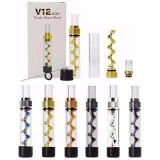 V12 mini Twisty Glass Blunt Kit dry herb vaporizer