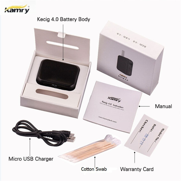 Original Heating non burn kit 650mAh Kecig 4.0 vape cigarette Temperature Control Kamry Kecig4.0 mini Heating box Kit