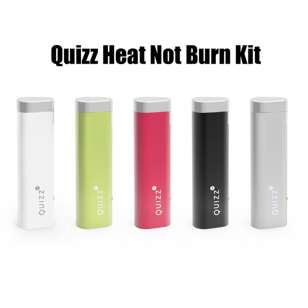 Quizz ET Kit Heat not Burn Kit Vaporizer 650mAh Battery Micro USB Charger 15.5*23.8*84.3mm Aluminium Alloy