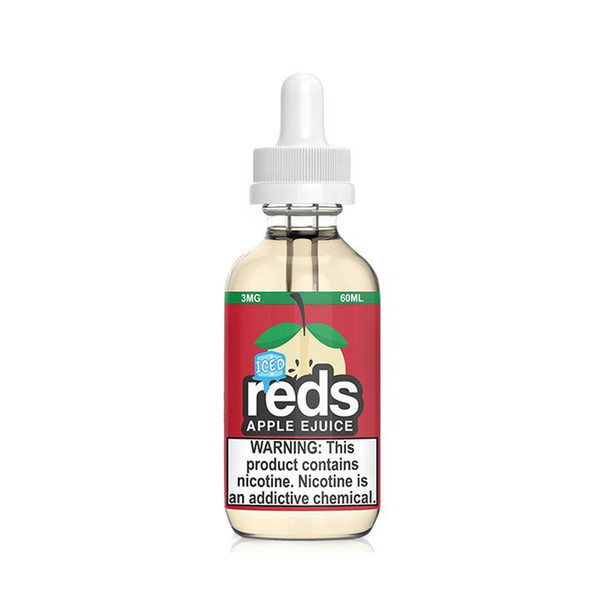 Original Vape Juice 7 Daze Reds ICED Apple E-Liquid 60ml ecigarette vape liquid juice Nicotine in 3mg e juice