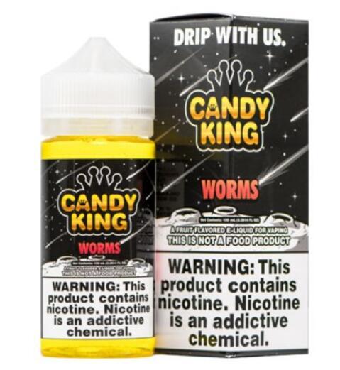 Authentic Vape Juice Candy king Worms E Liquid 100ml ecigs E Liquid Flavors Juice Nicotine in 3mg