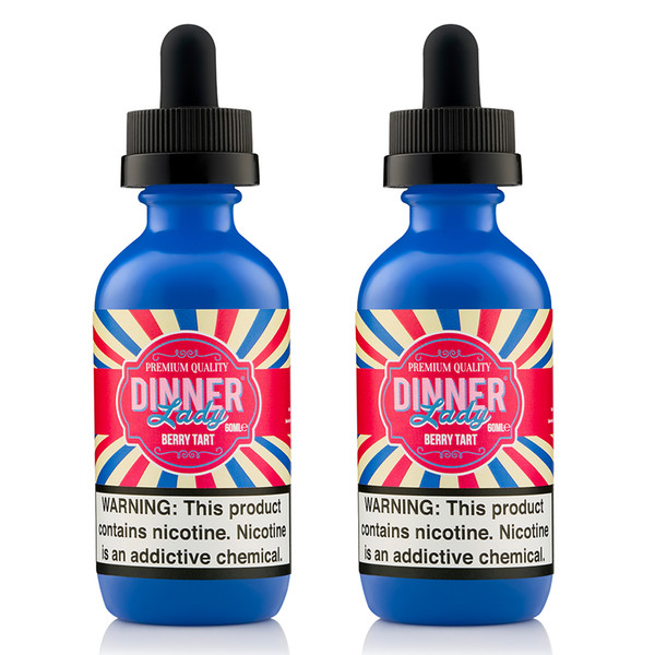 Original Dinner Lady Berry Tart E-liquid 60ml Vape Juice E Liquid Vaporizer Juice Nicotine in 3MG 6MG