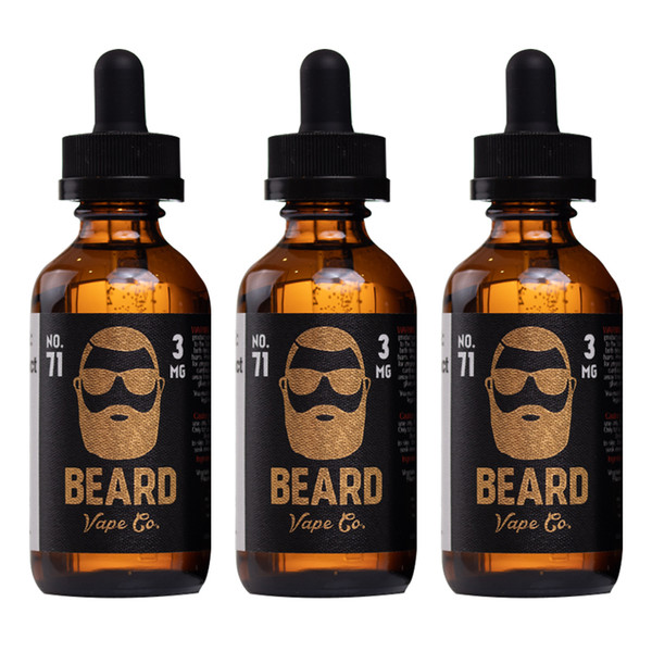 Original Beard No.71 E Liquid Vape Juice E Cigarette E Liquid Flavors 60ml Nicotine in 3mg 6mg