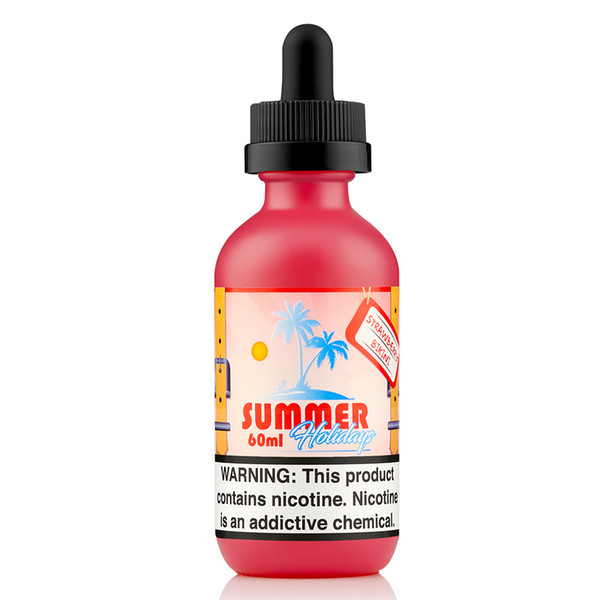 Original Vape Juice Summer Holidays Strawberry Bikini Eliquid 60ml e cigarette E Liquid Flavors vape liquid juice Nic Salts ELiquid in 3mg